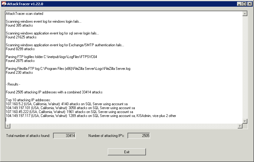 AttackTracer screenshot - click for full size AttackTracer screenshot